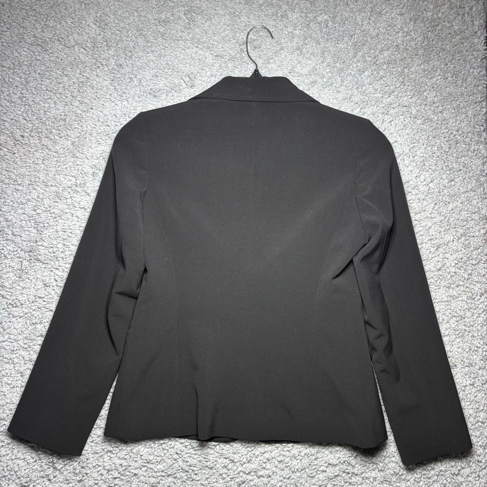 Apostrophe Blazer Womens 6 Petite Single Breasted Pockets Sophisticated Layering - Picture 5 of 5